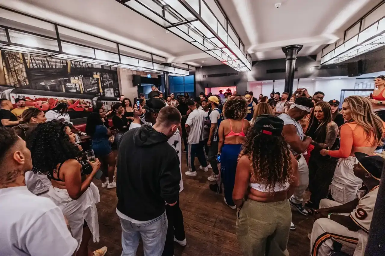 The venue packed for an event