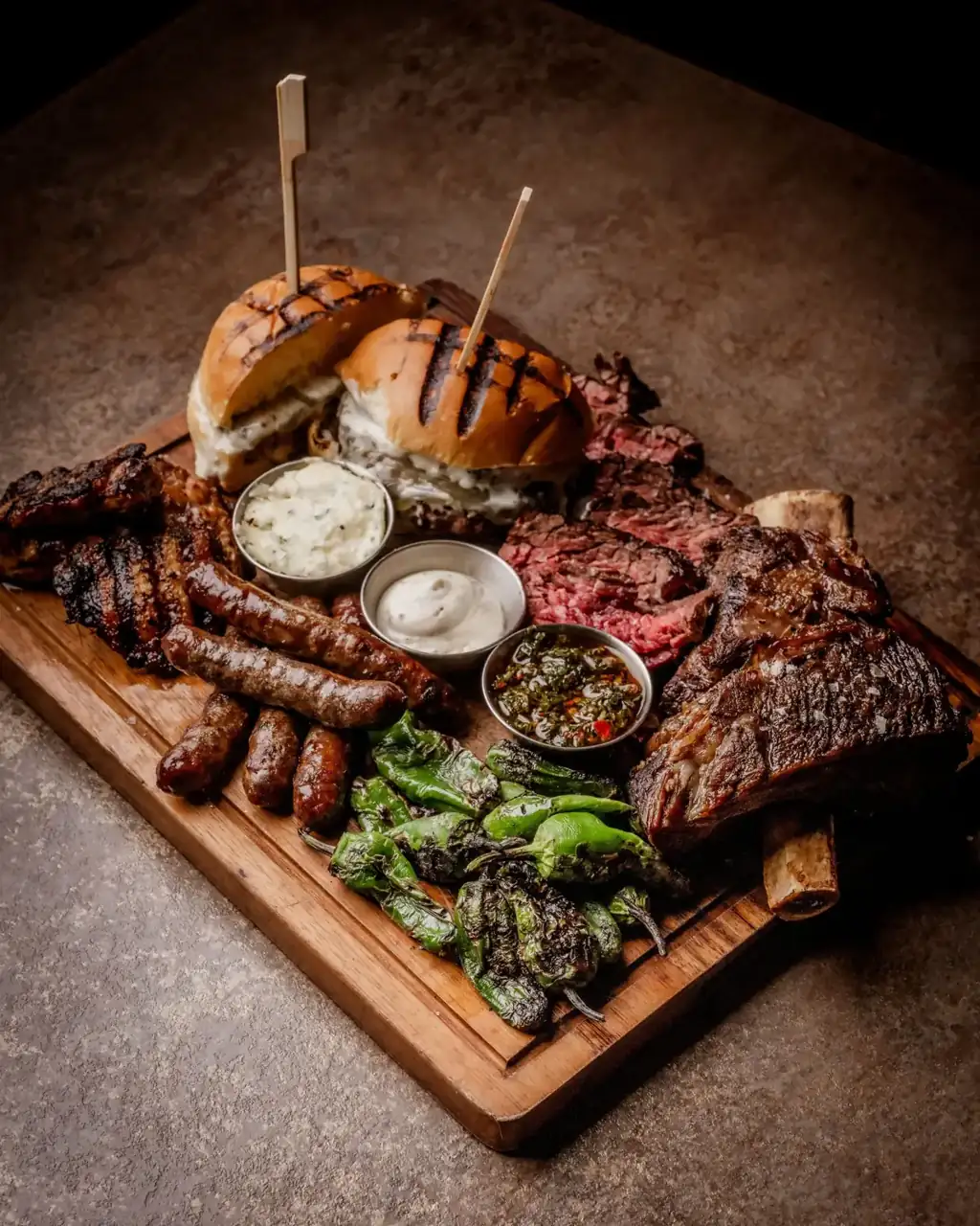 A BRIX brunch table