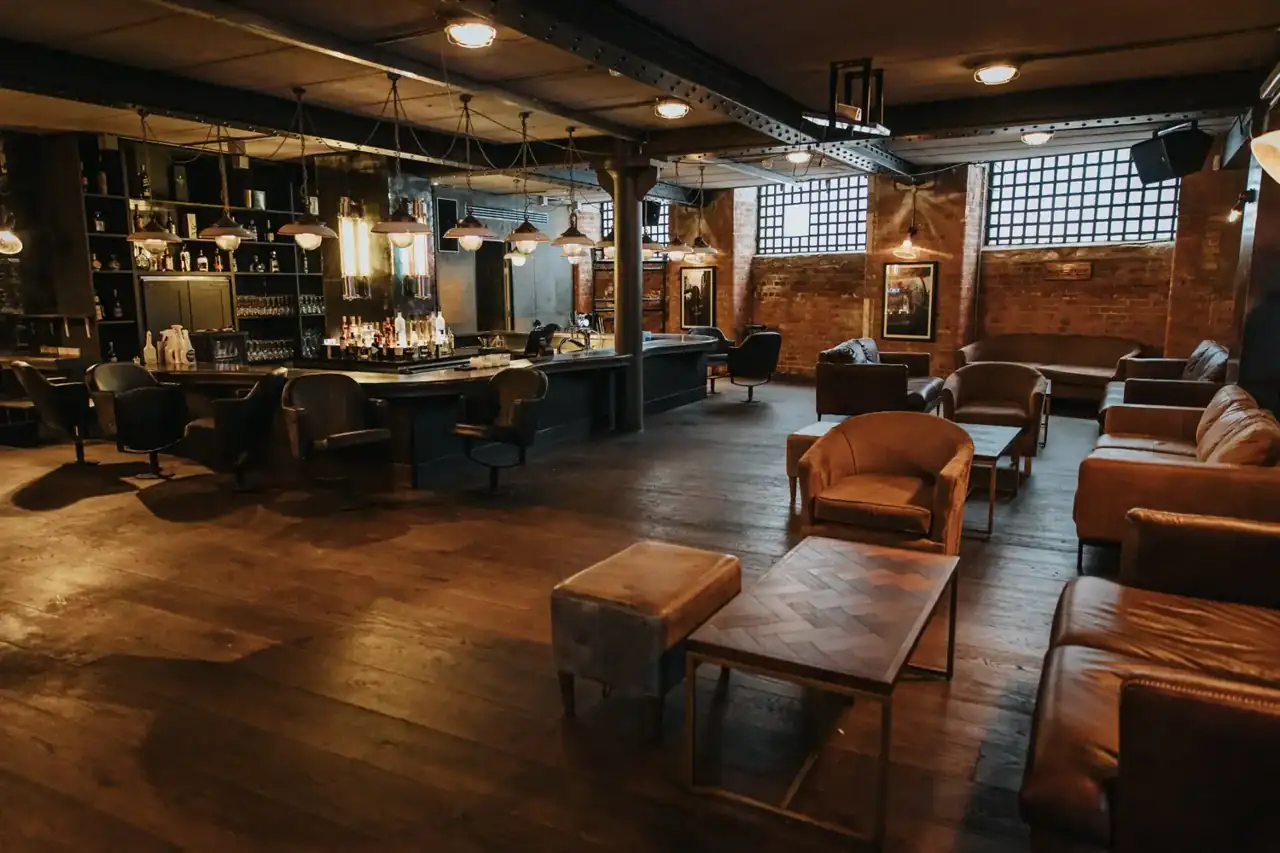 The BRIX warehouse dining room